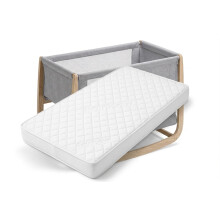Restorology Baby Infant Crib Mattress Breathable Extra Thick Super Soft Baby Anti Allergy Waterproof With Removable Washable Cover Made In UK (80.5 x