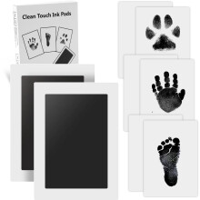 Zemiu Baby Handprint and Footprint XL Kit,Inkless Print Kit,Paw Print Kit