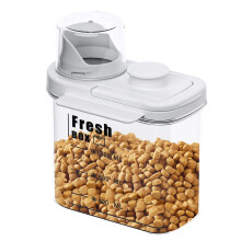 MINGPINHUIUS Dog Cat Food Storage Container - Transparent Sealed Insect-proof Moisture-proof Pet Food Storage Container, Portable Small Dog Food Cont