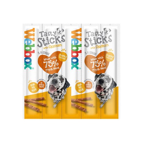 Webbox Webbox Dogs Delight Chicken Sticks, 5 x 11g