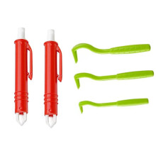 Bessy shop Tick Remover Tool Set,5pcs Tick Remover Tool for Dogs Cats Horses Pets Humans 3 Tick Hooks and 2 Tick Tweezers Effective Tick Removal Tool
