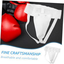 Men's Boxing Groin Protector Training Crotch Guard Wear-Resistant Material Adjustable Elasticity Comfort Fit