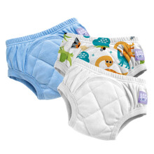 Bambino Mio British Brand (3 Pack) Training Pants for Toddlers Reusable Cloth Potty Pants Training Underwear, 3-4 Years, Dino Mix, Baby and Toddler,