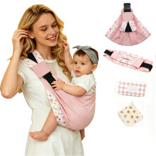 Baby Carrier Newborn to Toddler - Ergonomic, Cozy and Lightweight Infant Carrier for 3-20kg, Effortless to Put On, Ideal for Hands-Free Parenting, En