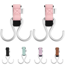 ROSSIVAN Buggy Clips, Premium Pram Hooks for Bags - Universal Fit for All Strollers, Prams, and Pushchairs - Keep Your Hands Free