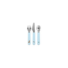 Mepal Children’s Cutlery 3-piece Set Mio Little Dutch, Children's Flatware, Child-friendly Utensils from 12 Months, Including Knife, Fork & Spoon, S