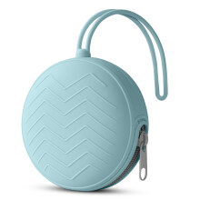 Aolso Dummy Holder Case, Silicone Dummy Holder Case, Portable Soother Pods for Baby, Baby Pacifier Cases for Travel, Home (Blue)