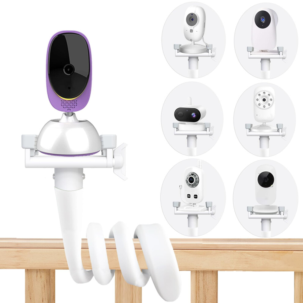 Derebir Baby Camera Mount Stand Compatible With Ghb/Hellobaby Hb30 /Hb32 /Nooie Ipc007i /Boifun 7Sm/Vb610/Vb603 /Babystar Mc632a/Sm25 Baby Monitor
