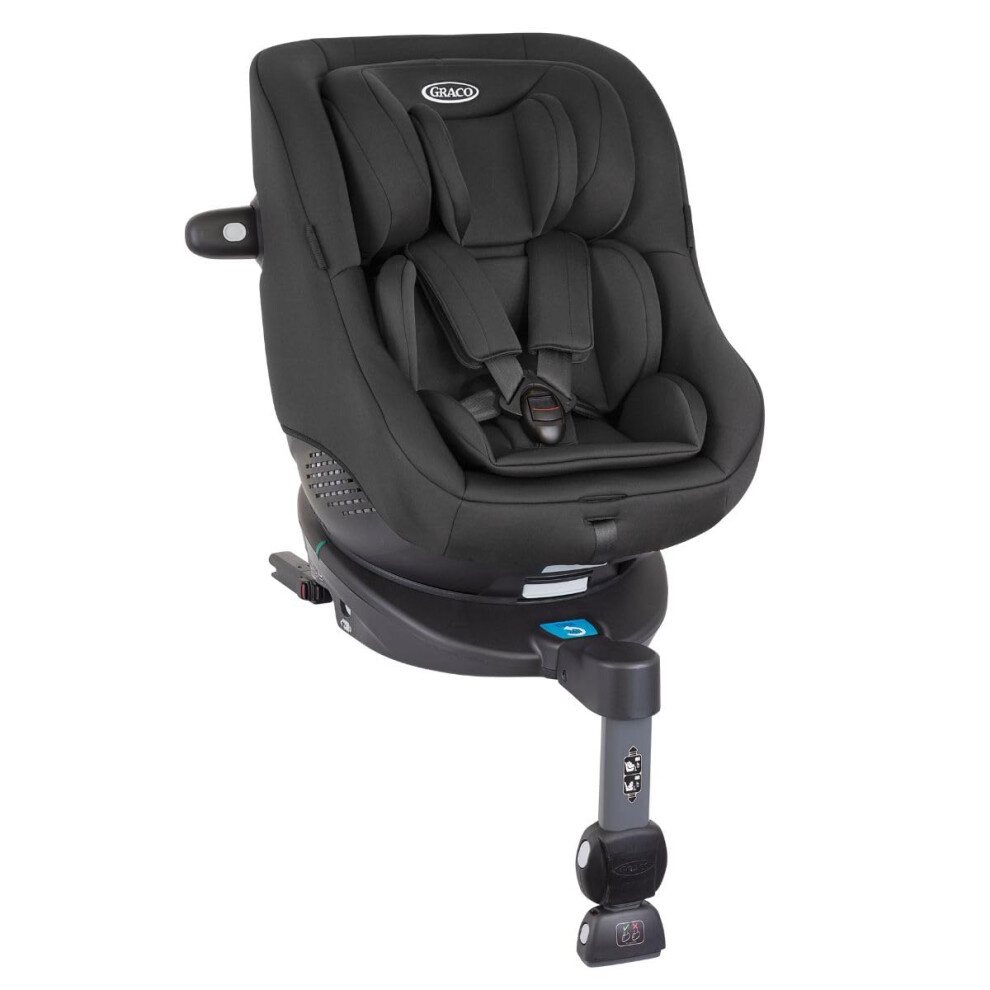 Graco Turn2me I-Size R129 Isofix 360 Rotating Car Seat, Rearward Facing For Longer From Birth To Approx. 4 Years (40-105Cm). Forward Facing From 15 5007940675317