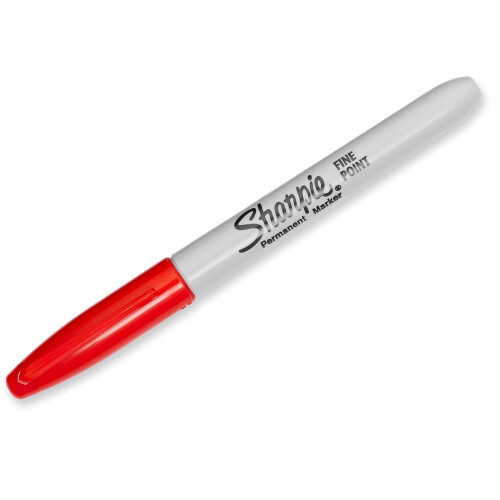 Sharpie Sharpie Red Fine Markers - Pack of 6 2