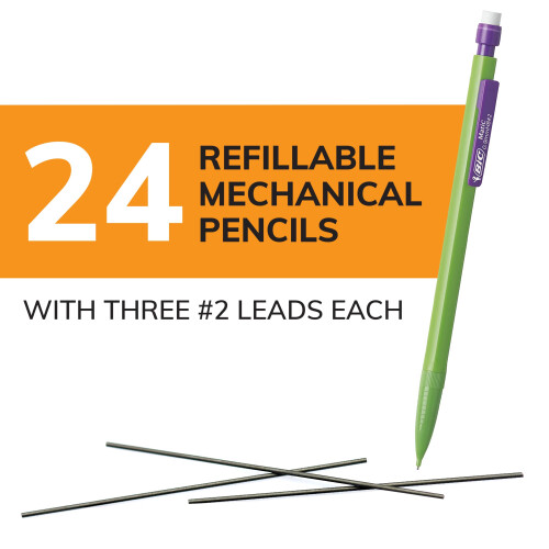 BIC Bic Extra Strong Mechanical Pencils 2, Multi-Colour 1