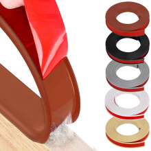 HeiPen U-Shape Furniture Edge Banding, 3m*32mm TPE Self Adhesive Rubber Edge Trim, Flexible Edge Protector for Wood Veneer Cabinet Repair Furniture R