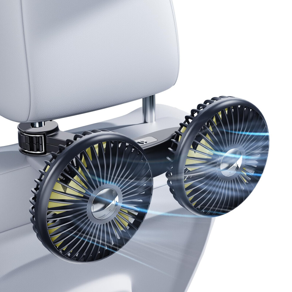 Nifbang Car Fan,Battery Powered Usb C Rechargeable Carseat Fans Powerful For Bab 5009186185131