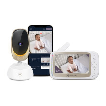 Motorola Nursery VM85 Connect Baby Monitor with Camera – WiFi and Mobile App, 5”