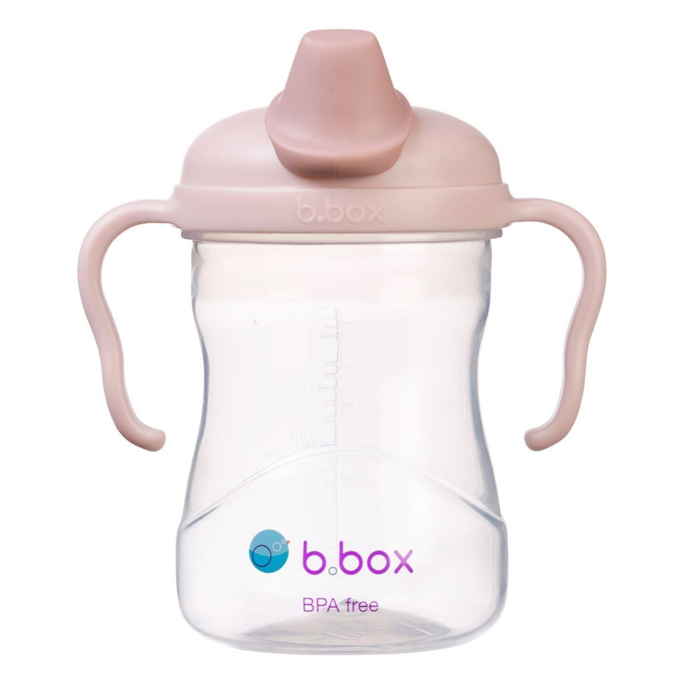B.box Spout Cup Toddler Sippy Trainer Cup, Spill Proof, Soft Silicone Spout, Easy-Grip Handles, Built-In Spout Cover, 240Ml, Dishwasher Safe, Bpa Fre