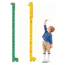 Children's Height Chart,2 PCS Kids Height Wall Chart,20-180CM Baby Height Chart,Animal Wall Decal,Nursery Height Charts for Bedroom Growth Measuremen
