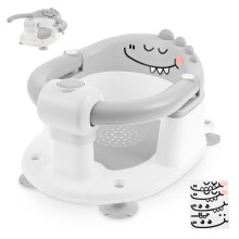 Baby Bath Seat from 6 Month & Up,Cartoon Nonslip Toddler & Newborn