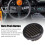 Universal Horn Button 50mm Carbon Fibre 5