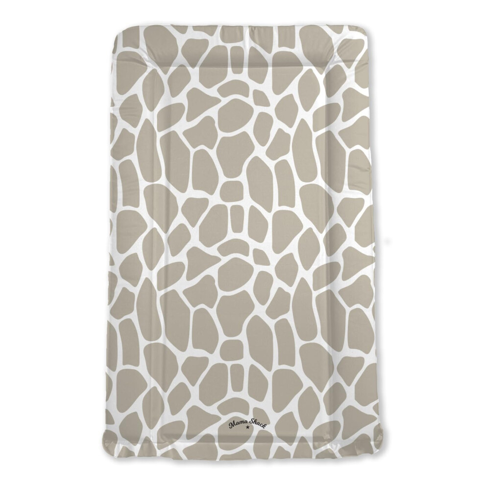Mama Shack Changing Mat By - Baby Changing Mat With Wedge Design - Waterproof - Fits Most Baby Changing Tables - 73 X 46 Cm (Giraffe Print)