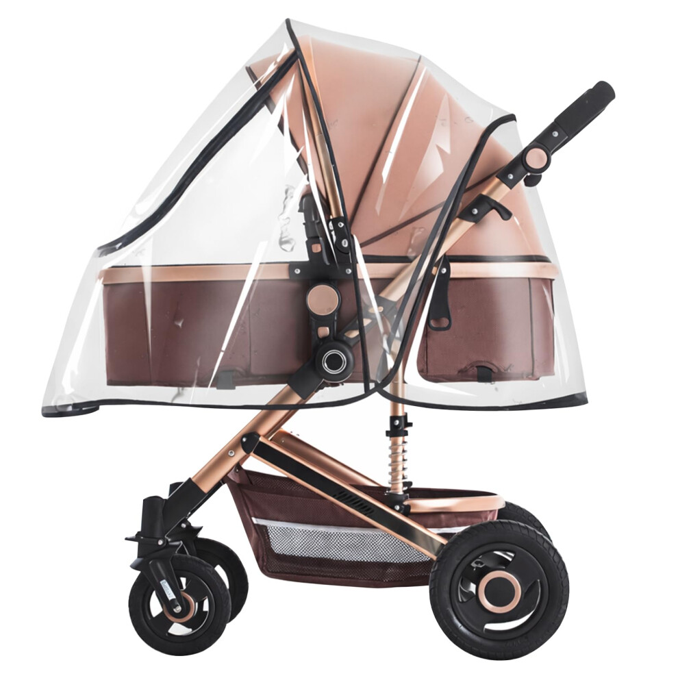 Universal Rain Cover For Pushchair, Transparent Universal Rain Cover For Pram, Baby Pram Rains Covers For Outdoor Travel, Stroller Weather Shield For Niusility
