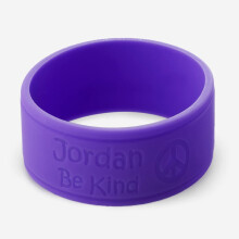 Personalised Bottle Band, Silicone, Water Bottle Name Bands, Label for Kids Bott