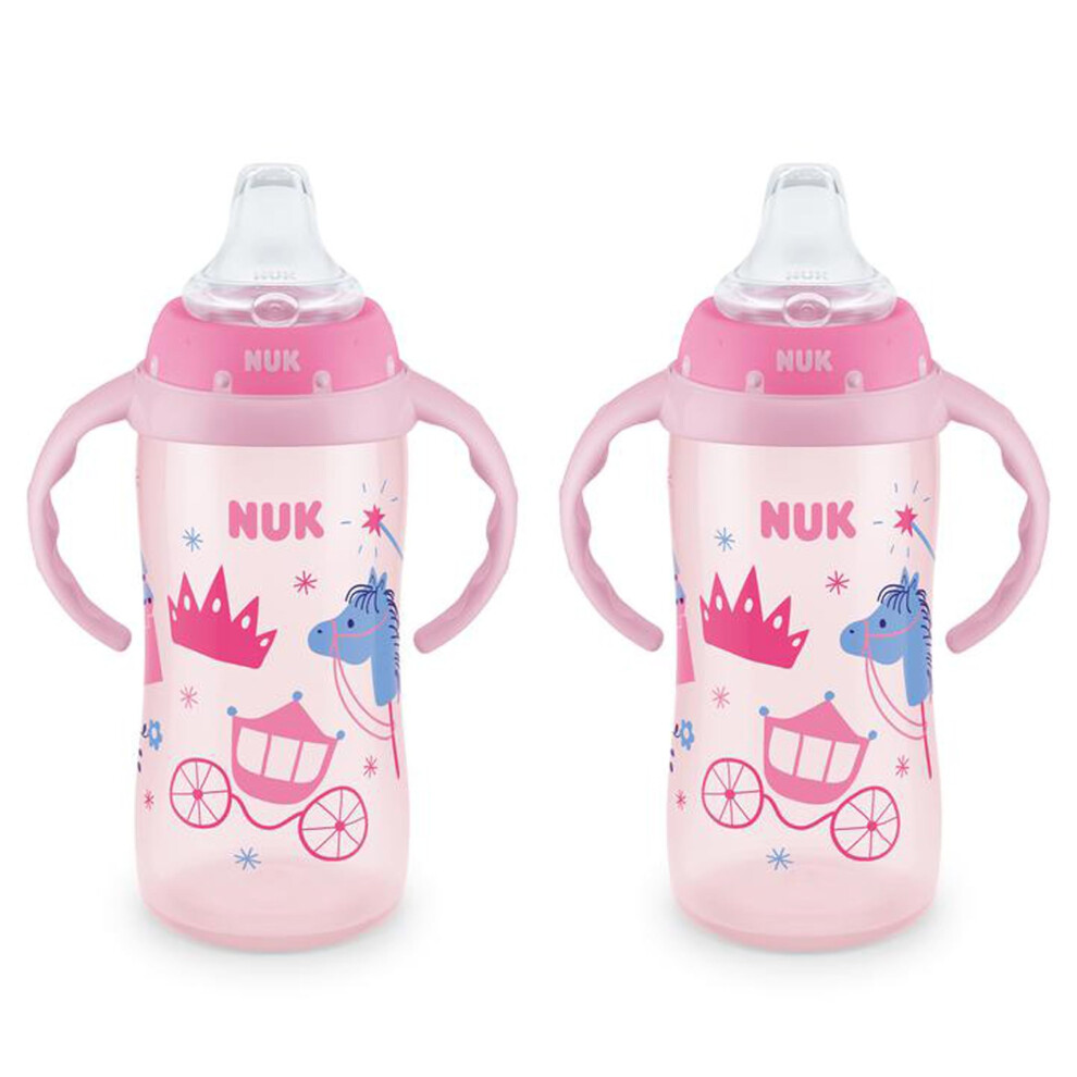 Nuk Learner Cup, 10 Oz, 2 Pack, 8+ Months