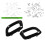 Replacement Exhaust Bezel for Benz GLC GLE AMG 12