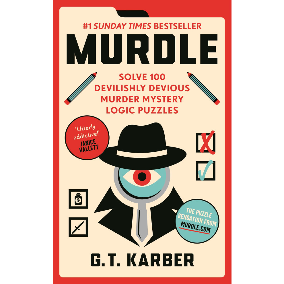 Photos - Board Game Murdle: #1 SUNDAY TIMES BESTSELLER: Solve 100 Devilishly Devious Murder Mystery Logic Puzzles (Murdle Puzzle Series(Book 1)