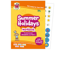 CGP Summer Holidays Activity Workbook - for kids between Reception and Year 1 (ages 4-5) (CGP Holiday Workbooks)