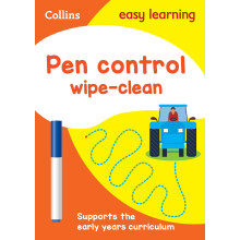 Pen Control Age 3-5 Wipe Clean Activity Book: Ideal for home learning (Collins Easy Learning Preschool)