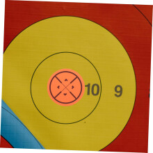 8 Pack Metal Shooting Targets by Animal Targets Enhanced Visibility for Archery Practice