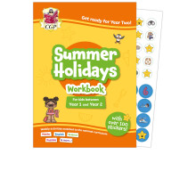 CGP Summer Holidays Activity Workbook - for kids between Year 1 and Year 2 (ages 5-6) (CGP Holiday Workbooks)