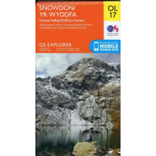 Snowdon / Yr Wyddfa Map | Conwy Valley / Dyffryn Conwy | Ordnance Survey | OS Explorer Map OL 17 | Wales | Walks | Hiking | Maps | Adventure