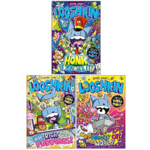 Jamie Smart's LOOSHKIN Series 3 Books Collection Set(Looshkin: Honk If You See It!,Looshkin: Oof! Right in the Puddings! & Looshkin: The Maddest Cat
