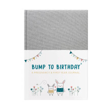 Bump to Birthday, Pregnancy & First Year Baby Journal: Luxury Guided Memory Book for Expectant Mums – Week-by-Week Pregnancy Tracker & Baby’s Firs