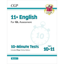 11+ GL 10-Minute Tests: English - Ages 10-11 Book 1 (with Online Edition): for the 2026 tests (CGP GL 11+ Ages 10-11)