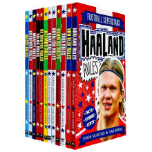 Football Superstars 12 Books Collection Rules Mega Pack Set By Simon Mugford & Dan Green(Fact,Stories & Starts)(Rolando, Neymar, Messi, Kane, Mbappé,