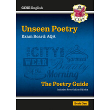 GCSE English AQA Unseen Poetry Guide - Book 1 includes Online Edition (CGP GCSE English 9-1 Revision)