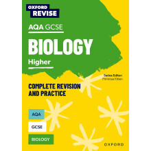 Oxford Revise AQA GCSE Biology Revision and Exam Practice 4* winner Teach Secondary 2021 awards (Oxford Revise Science), Cover May vary