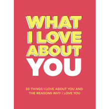 What I Love About You: 30 Things I Love About You and the Reasons Why I Love You Fill-in-the-Blank Gift Book. Anniversary Gifts for Couples, Her and