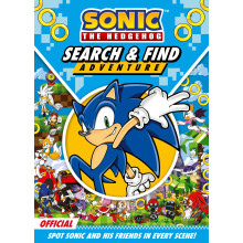 Sonic the Hedgehog Search & Find Adventure: Look for Sonic and his friends in every action-packed spread! The perfect gift for kids aged 5, 6, 7, 8,