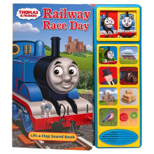 Thomas & Friends: Railway Race Day Lift-a-Flap Noisy Sound Book - PI Kids
