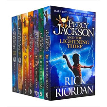 Rick Riordan Percy Jackson Series 7 Books Collection Set (Lightning Thief, Sea of Monsters, Titan's Curse, Battle of the Labyrinth, Last Olympian, Gr