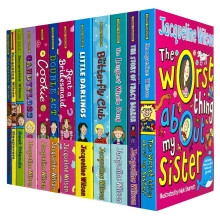 Jacqueline Wilson 12 Books Collection Box Set (Tracy Beaker, Butterfly Club, Rent a Bridesmaid, Double Act, Cookie, Candyfloss, Best Friends, Sleepov