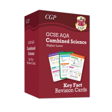 New GCSE Combined Science AQA Higher Key Fact Revision Cards - Summary cards for quick revision (CGP AQA GCSE Combined Science)