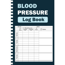 Blood Pressure Log Book. Life With Numbers.: Blood Pressure Notebook to Record & Monitor Blood Pressure Readings , Heart Rate Pulse , Medications & m