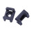 Screw Bracket Mount Saddles Bases Cable Tie Bracket 23mmx16mm 60 Units Black 2
