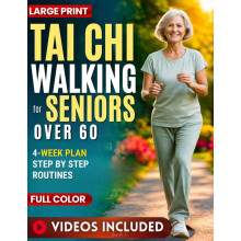 Tai Chi Walking for Seniors Over 60: A Beginner-Friendly 4-Week Programme with Chair Options to Better Balance, Mobility and Daily Confidence in Just