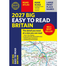 2027 Philip's Big Easy to Read Britain Road Atlas (A3 Paperback): The detail you need at a size you can read (Philip's Road Atlases)