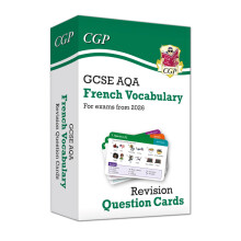 New GCSE AQA French: Vocabulary Revision Question Cards (for exams from 2026) (CGP AQA GCSE French)